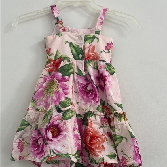 Janie and Jack Pink Floral Dress - Picture 5 of 7